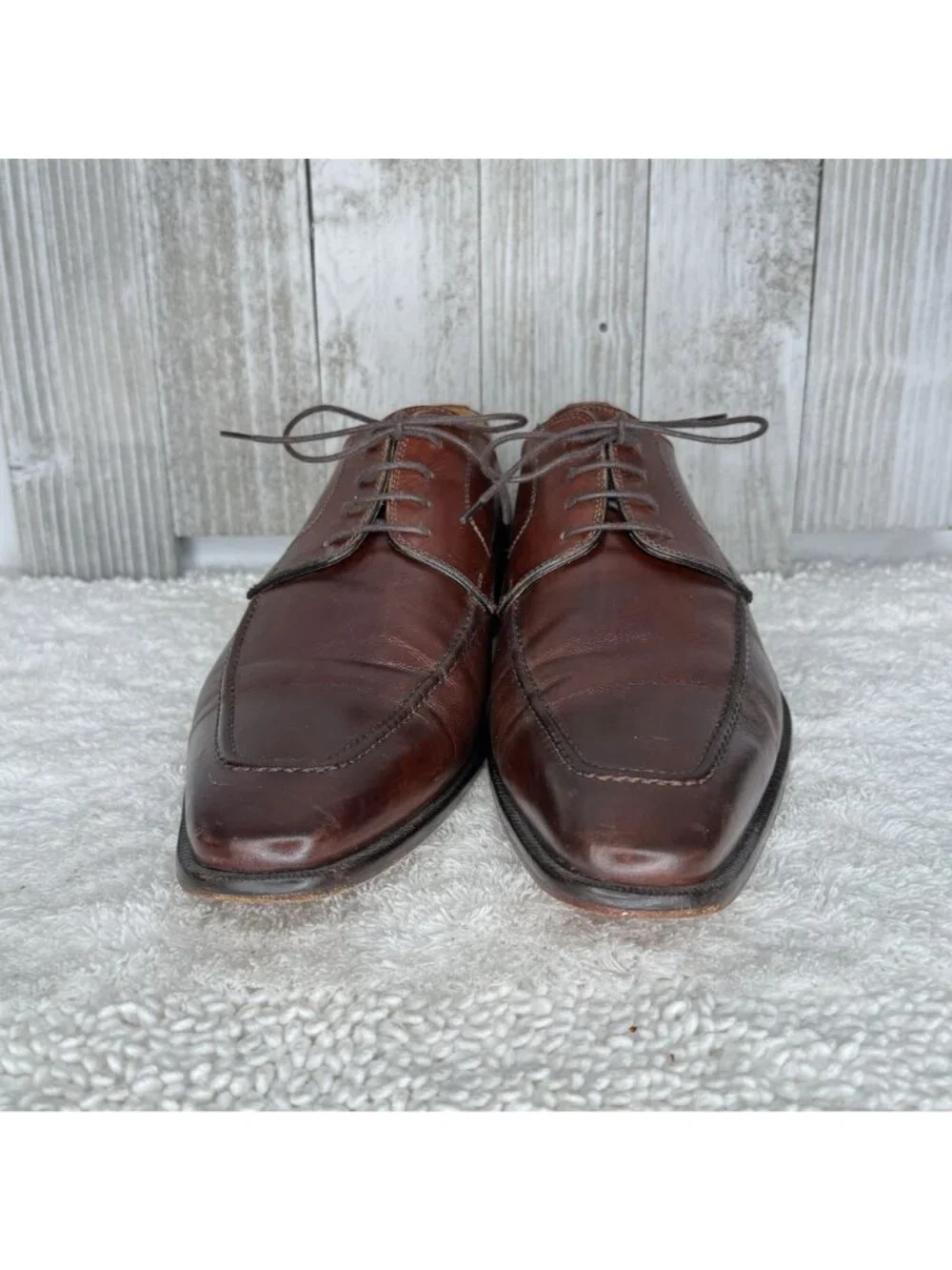 John W. Nordstrom Brown Leather Oxford Shoes Size 11 M